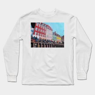 Nyhavn, Copenhagen Long Sleeve T-Shirt